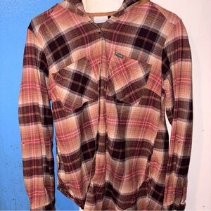 Plaid Columbia button up
